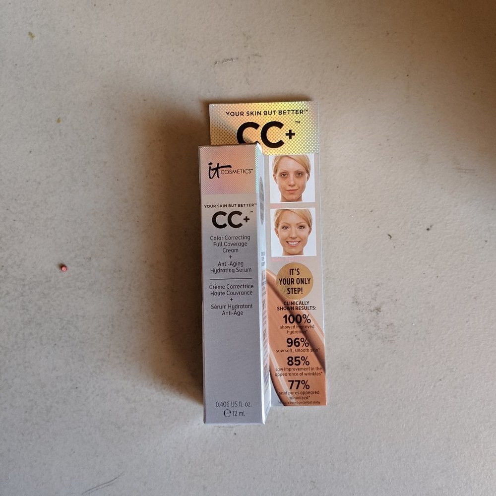 IT Cosmetics Your Skin But Better CC+ Cream Travel Size, Rich 0.416 fl oz